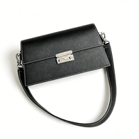 Nouveauté, sac à bandoulière en cuir texturé élégant et minimaliste, sac à main de luxe pour femmes, sac à main de haute qualité