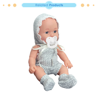Dollri Starri Nouveau Design 12 ''Vinyle Doux Bébé Poupées Ensemble Avec Sucette Poupée Accessoires