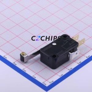 V-156-1C25 Limit Switch Through hole Component (THT) Switch Single Pole Double Throw Side Rotation, Adjustable Roller 125V 250V - Product Image 2