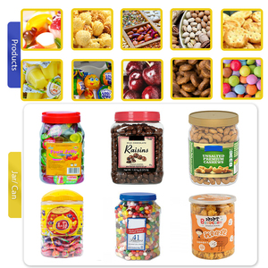 Chất lượng cao 850g 1kg chai có thể Jar hạt đậu hạt tự động điền và đóng gói máy đóng gói - Product Image 6