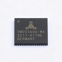 Contrôleur/pilote haute tension universel TMC5160A-WA, pilote de moteur bipolaire, MOSFET de puissance SPI, Step/Direction 56-QFN (8x8)
