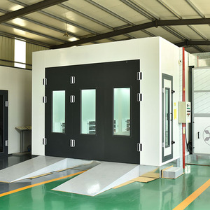 <span class=keywords><strong>Cabina</strong></span> de pintura en polvo Riello de 7m con quemador diésel y horno de recubrimiento para repintado de carrocerías de automóviles - Product Image 1