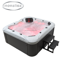 Baignoires de massage en acrylique, spas à remous en fibre de verre, spas Balboa, spas extérieurs