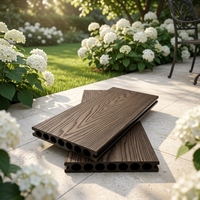 Planches de terrasse extérieures en composite bois WPC SINKO modernes, imperméables et résistantes aux UV