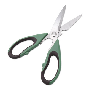 <b>Kitchen</b> <b>Scissors</b> Stainless Steel Greenish Gray Straight Head For Home Use Bulk Size - Product Image 2