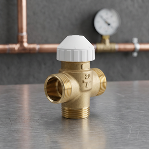 Vanne de régulation filetée à trois voies Watts pour l'eau, modèle WT-31311P, 24/230V AC/DC, OEM, garantie 2 ans, KVS 4.5 PN16 - Product Image 3