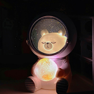 Cosmonauti distanziatori guardiani delle luci della stella della galassia decorazioni notturne Creative belle lampade di medie dimensioni per cameretta dei bambini - Product Image 3