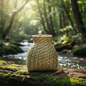 Cesta de Pesca de Bambú Tejida a Mano, Ecológica, Cesta de Almacenamiento Natural, Equipo de Pesca para Exteriores, Proveedor de Vietnam - Product Image 4