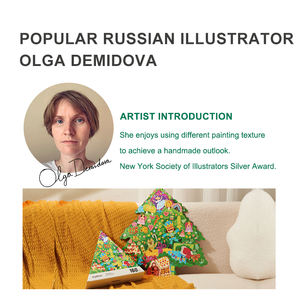 Mideer MD3291 Puzzle Educativo Natalizio a Forma di Fiaba, Puzzle Artistico da 160 Pezzi, Clare e lo Schiaccianoci - Product Image 3