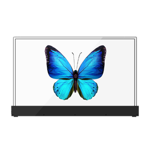 Vitrine d'affichage OLED transparente de 55 pouces, vitrine en verre holographique, affichage <span class=keywords><strong>publicitaire</strong></span> numérique pour les magasins de détail et les expositions - Product Image 4