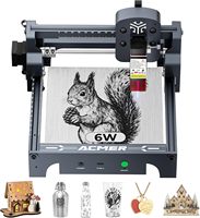 Machine de gravure laser ACMER S1 2500mW pour bois et acrylique |   Surface de travail de 130x130 mm, design compact pour bureau, garantie d'un an, artisanat DIY
