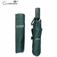 Parapluie pliant automatique YS-3068 avec logo personnalisé, 21 pouces, 8 baleines, compact, promotionnel, cadeau personnalisé, pliable, pour la pluie et le soleil