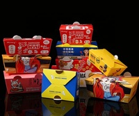Boîte alimentaire jetable personnalisée et étanche pour plats à emporter : poulet, riz, poulet à la fleur, poulet frit, cuisse de poulet entière