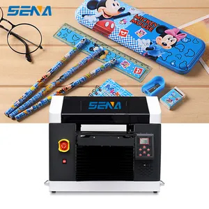 Surprise price 3045 Small UV printer for sale with Epson Head printing clear for ID card notebook glass metal UV flatbed printer