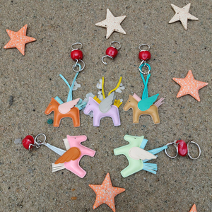 Hot bán tùy chỉnh ngựa thiết kế PU da móc chìa khóa túi quyến rũ Mặt dây chuyền xe <span class=keywords><strong>Keyring</strong></span> sang trọng tua <span class=keywords><strong>Keychain</strong></span> - Product Image 3