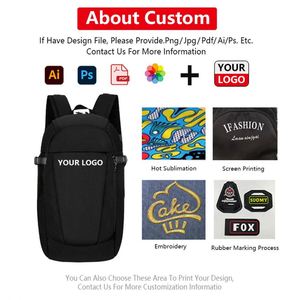 Custom Logo Sports <b>Small</b> Daypack Student Lightweight Travel Hiking Camping Outdoor <b>Backpack</b> - Product Image 3