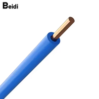 Cable Eléctrico BEIDI de Cobre de Núcleo Sólido Simple de 0.5~25 mm² con Recubrimiento de PVC BV/H07V-U para Aplicaciones en Edificios y Subterráneas