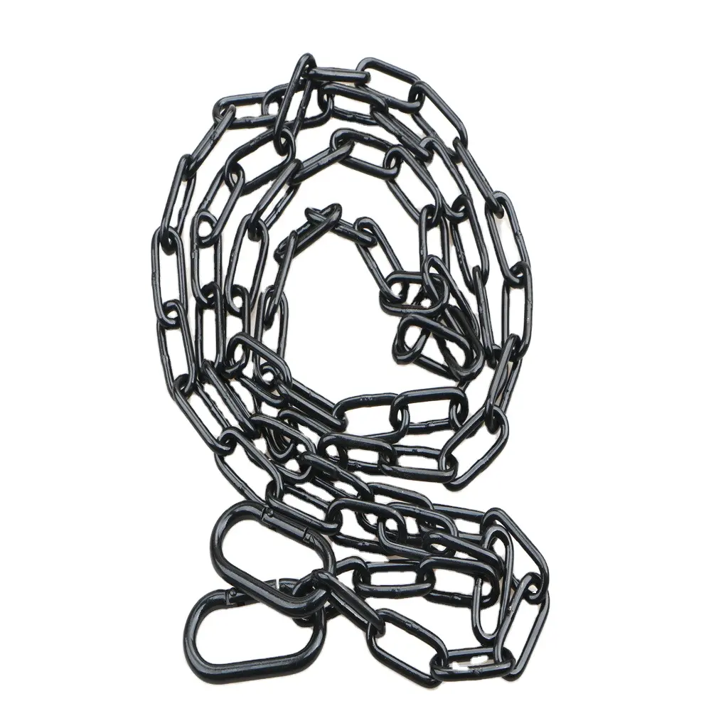 Toptan yüksek kaliteli çelik Metal kaldırma zinciri G80 siyah zincir