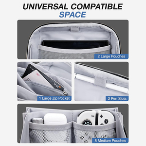Pochette d'organisation pour appareils électroniques, sac d'organisation pour accessoires de voyage, sac de rangement pour câbles comme accessoire de voyage - Product Image 3