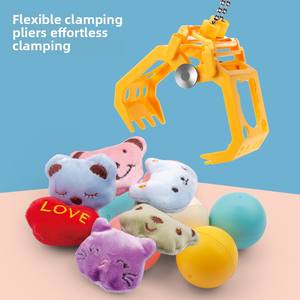 Kaili lindo dinosaurio garra máquina juego de Arcade juguete iluminación eléctrica música Mini muñeca Grabber para niños juguete educativo de plástico - Product Image 2