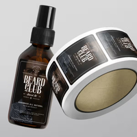 Impression personnalisée de rouleaux d'étiquettes autocollantes imperméables et résistantes à l'huile pour les soins de la peau, les parfums, les rouges à lèvres et les cosmétiques