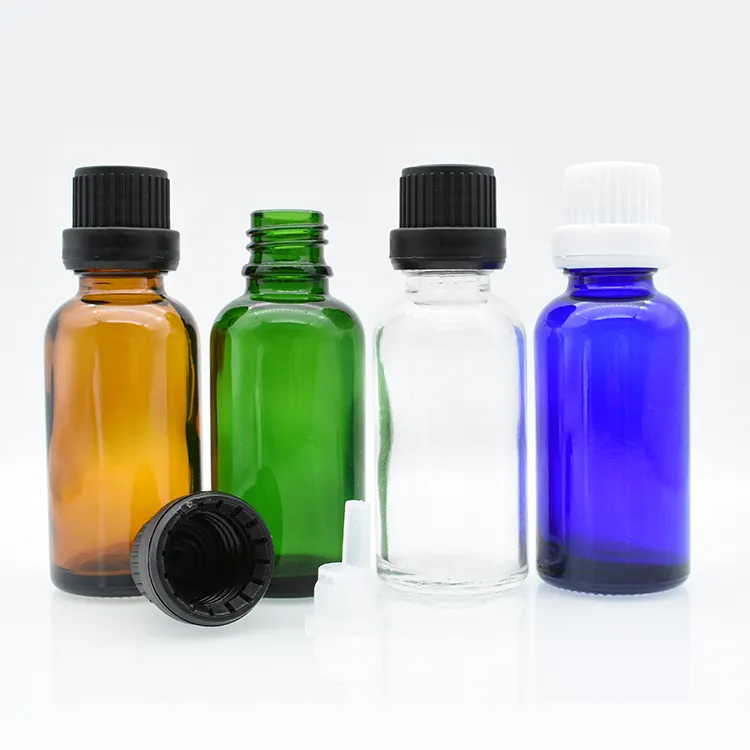 В наличии 5 мл 10 мл 15 мл 20 мл 30 мл 50 мл 100 мл зеленое синее прозрачное Янтарное эфирное масло стеклянная бутылка с пипеткой с крышкой для защиты от детей