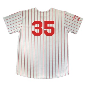 Camiseta de Béisbol Juvenil Auténtica BETHERIVAL con Rayas Finas - Product Image 6