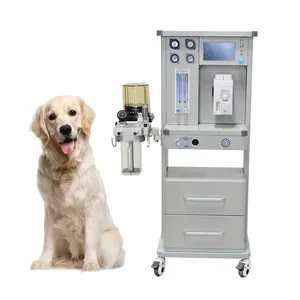 Veteriner cerrahi operasyon için anestezi makinesi taşınabilir hastane anestesia makinesi ICU tıbbi sistem anestezi cihazı