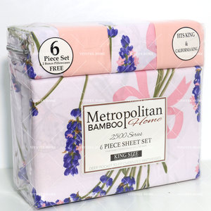 Nhà Máy Đẹp Hoa Màu Hồng Bộ Đồ Giường Thiết Lập Siêu Mềm Mại Thoải Mái 100% Polyester Khăn Ga Giường Thiết Lập - Product Image 6