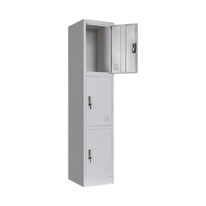 Hiện đại 3-cửa thép tủ tủ quần áo <span class=keywords><strong>Locker</strong></span> cho văn phòng nhà trường khách sạn hoặc bệnh viện sử dụng bền kim loại thiết kế - Product Image 2