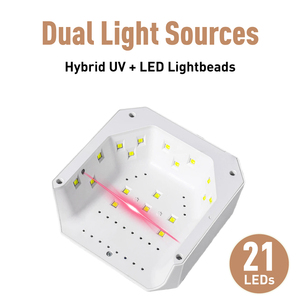Lampe à ongles LED UV professionnelle 288W avec 21 LED, <span class=keywords><strong>prix</strong></span> d'usine, design élégant, pour salon de manucure - Product Image 4
