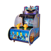 Machine de jeu vidéo commerciale de tir à monnayeur de haute qualité pour enfants, simulateur de pistolet à eau, version anglaise, 2 joueurs, métal et plastique