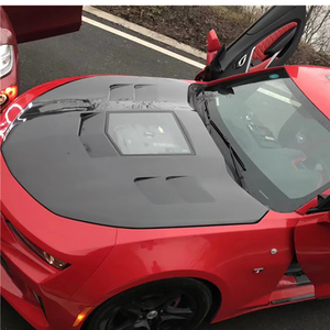 Capot en fibre de carbone transparent style OEM pour Chevrolet Camaro - Product Image 5