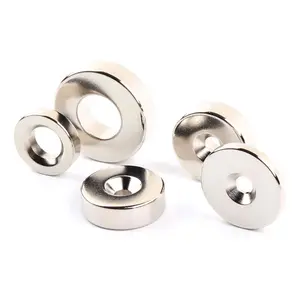 Rare Earth Magnets Custom Magnets Super Strong Round Disc Neodymium Ring Magnet With High-tech Advantage