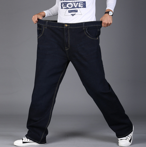 Gzy กางเกงยีนส์ทรงหลวมสำหรับผู้ชายกางเกงยีนส์ผ้าเดนิมขนาดใหญ่พิเศษสำหรับผู้ชายผ้าคอตตอน100% เคลียร์สต๊อก - Product Image 5