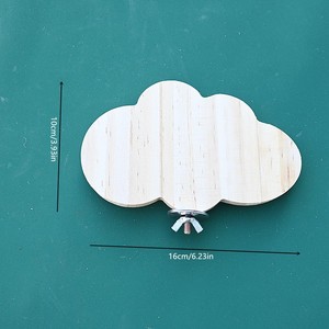 <strong>Parrot</strong> Hamster Platform Solid Wood Springboard Jumping Platform Treads Birdcage Climbing Biting Teeth Grinding <strong>Toy</strong> - Product Image 4