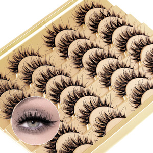Cils complets en <span class=keywords><strong>bande</strong></span> Savage Growth, 14 paires, épais, volumineux, 25 mm, application facile sans effort - Product Image 4