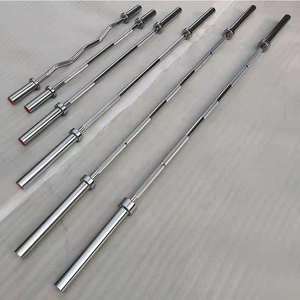 20kg Fitness Gym Equipment <strong>Workout</strong> Training <strong>Barbell</strong> 2inch Straight Curl <strong>Barbell</strong> Squat Weightlifting Bar - Product Image 5