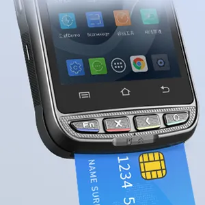 Android 13 Terminal Lecteur Carte Pos Handheld Mobile Pos Terminal Fingerprint Industry Android Pda Pos