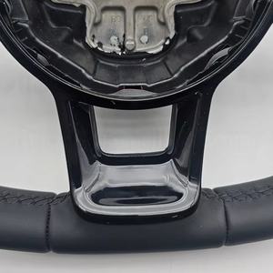 Volant en cuir intégral pour Volkswagen VW <span class=keywords><strong>Golf</strong></span> 5 6 7 R MK5 MK6 MK7 Polo GTI Scirocco Jetta Passat B7 Amarok - Product Image 6