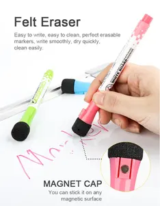 High Quality Magnetic Whiteboard Marker Pen With Eraser