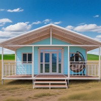Maison mobile pliable préfabriquée, conteneur extensible de 20/40 pieds, 2 à 4 chambres, terrasse pour villa, maison, bar