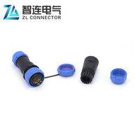 Connecteur étanche en plastique IP67 2 3 4 5 7 9 broches SP13 SP17 SP21 SP29 câble mâle femelle connecteur étanche circulaire
