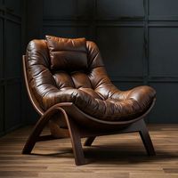 Nouveau fauteuil lounge en bois massif de style chinois, fauteuil d'appoint rembourré pour salon