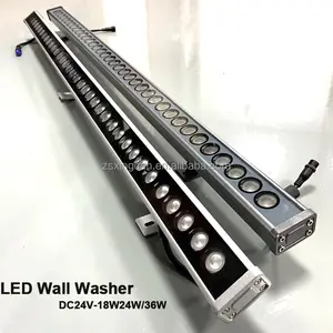 High Quality DC24V18W 24W 36W Aluminium Sprinkle Bar Light Strip IP65 Linear Light Outdoor Led Wall Washers Light
