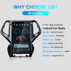 NaviHua Android 13.6" for Jeep Cherokee 2014 2021 Car Radio <b>Auto</b> Carplay GPS Navigation Headunit Monitor Touch Screen Multimedia - Product Image 6