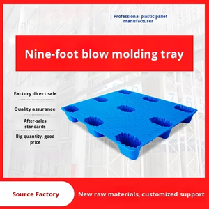 1400*1200 <strong>Hot</strong> <strong>Sale</strong> Industrial Heavy Duty Recycled HDPE Euro <strong>Pallets</strong> 4-Way Entry Single Faced Stackable for Storage and Transport - Product Image 5