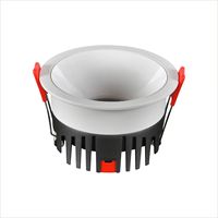 Projecteurs LED modernes d'intérieur, plafonnier LED 12W20W30W AC220V (±10%) anti-éblouissement COB pour salon, bureau à domicile