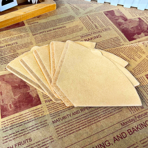 Bán buôn cà phê giấy lọc văn phòng sử dụng cà phê Maker Nâu cà phê dùng một lần giấy bộ lọc - Product Image 2