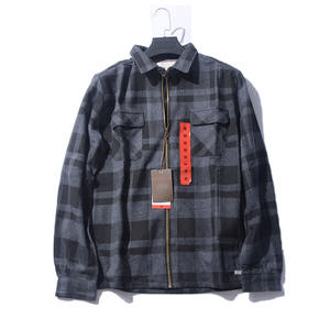 Camicia di flanella <span class=keywords><strong>a</strong></span> <span class=keywords><strong>quadri</strong></span> da <span class=keywords><strong>uomo</strong></span> all'ingrosso personalizzata da <span class=keywords><strong>uomo</strong></span> - Product Image 4